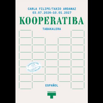 Erakusketa - KOOPERATIBA - Carla Filipe eta Taxio Ardanazen erakusketa bat. en Donostia-San Sebastián