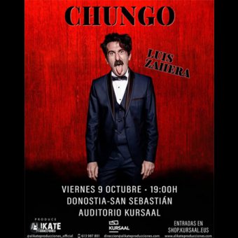 Monologo: LUIS ZAHERA - CHUNGO en Donostia-San Sebastián