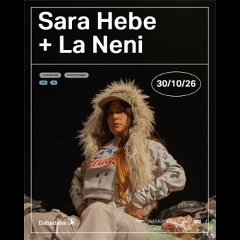 Concierto en Dabadaba - Sara Hebe + La Neni en Donostia-San Sebastián